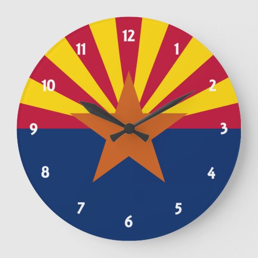 Vlag van de staat Arizona Grote Klok (Voorkant)
