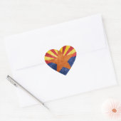 Vlag van de staat Arizona Hart Sticker (Envelop)
