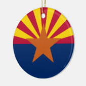 Vlag van de staat Arizona Keramisch Ornament (Links)