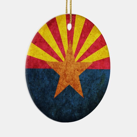Vlag van de staat Arizona Keramisch Ornament (Rechts)