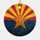 Vlag van de staat Arizona Keramisch Ornament (Voorkant)