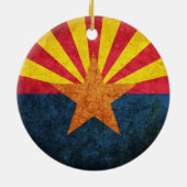 Vlag van de staat Arizona Keramisch Ornament (Achterkant)
