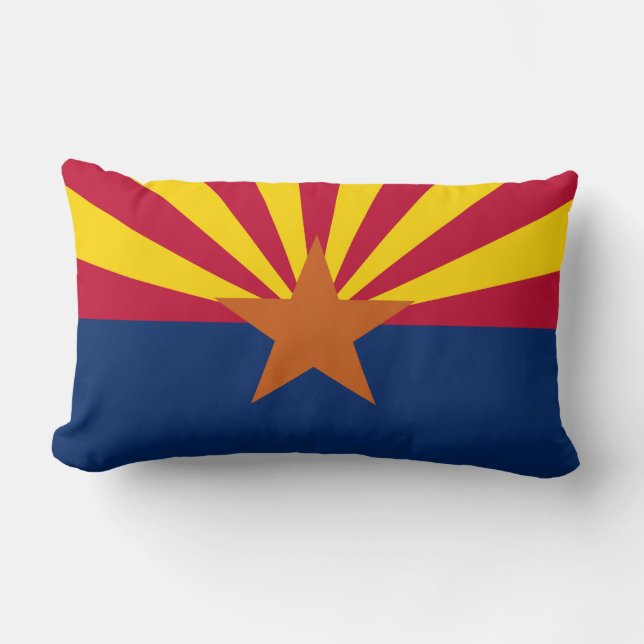 Vlag van de staat Arizona Kussen (Voorkant)