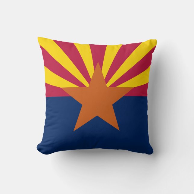 Vlag van de staat Arizona Kussen (Voorkant)
