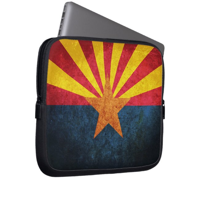 Vlag van de staat Arizona Laptop Sleeve (Voorkant Rechts)