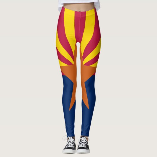 Vlag van de staat Arizona Leggings (Voorkant)