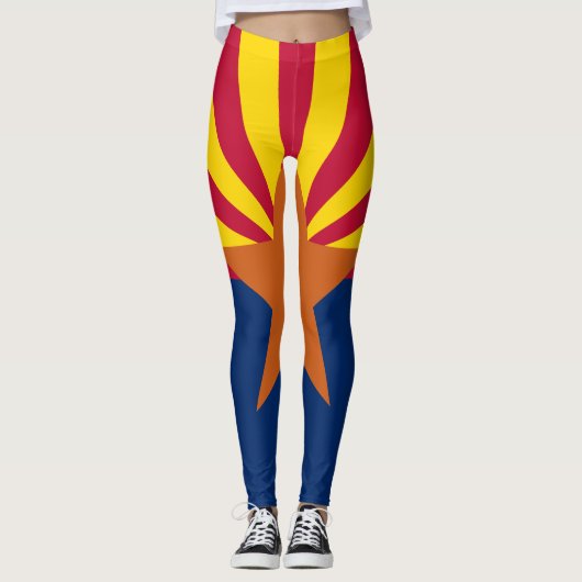 Vlag van de staat Arizona Leggings (Voorkant)