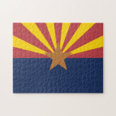 Vlag van de staat Arizona Legpuzzel (Horizontaal)