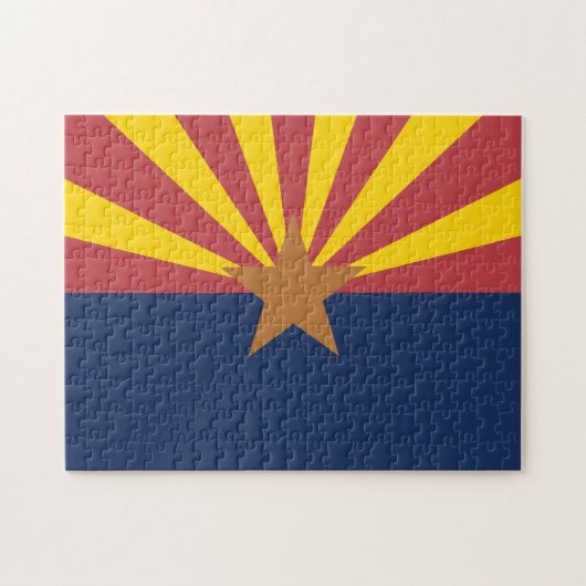 Vlag van de staat Arizona Legpuzzel (Horizontaal)