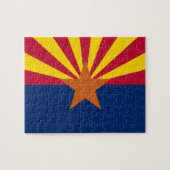 Vlag van de staat Arizona Legpuzzel (Horizontaal)
