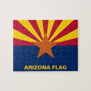 Vlag van de staat Arizona Legpuzzel