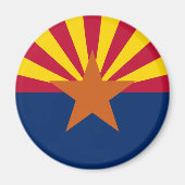 Vlag van de staat Arizona Magneet (Voorkant)