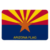 Vlag van de staat Arizona Magneet (Horizontaal)