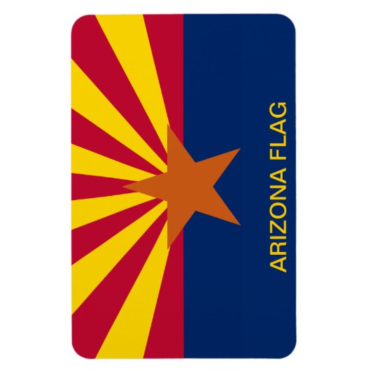 Vlag van de staat Arizona Magneet (Verticaal)