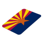 Vlag van de staat Arizona Magneet (Linkerzijde)
