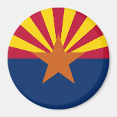 Vlag van de staat Arizona Magneet (Voorkant)