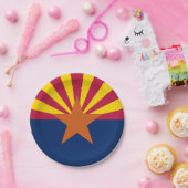 Vlag van de staat Arizona Papieren Bordje (Feest)