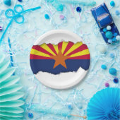 Vlag van de staat Arizona Papieren Bordje (Feest)