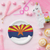 Vlag van de staat Arizona Papieren Bordje (Feest)