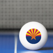 Vlag van de staat Arizona Pingpongbal (Net)