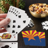 Vlag van de staat Arizona Pokerkaarten (Insitu)