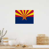Vlag van de staat Arizona Poster (Keuken)