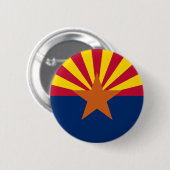 Vlag van de staat Arizona Ronde Button 5,7 Cm (Voorkant /achterkant)