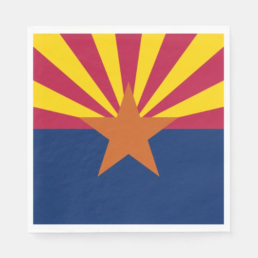 Vlag van de staat Arizona Servet (Voorkant)