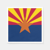 Vlag van de staat Arizona Servet (Voorkant)