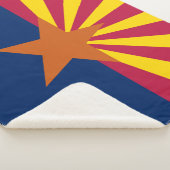 Vlag van de staat Arizona Sherpa Deken (3/4)
