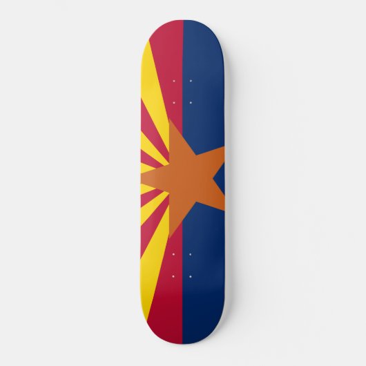 Vlag van de staat Arizona Skateboard (Voorkant)