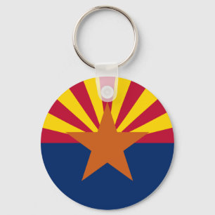 Vlag van de staat Arizona Sleutelhanger