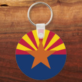 Vlag van de staat Arizona Sleutelhanger (Voorkant)