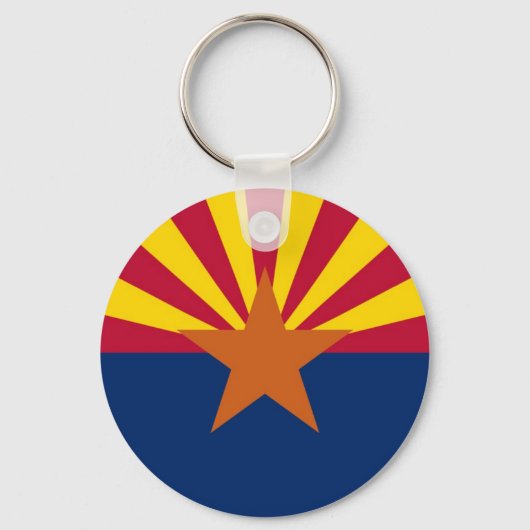 Vlag van de staat Arizona Sleutelhanger (Voorkant)