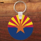 Vlag van de staat Arizona Sleutelhanger (Voorkant)
