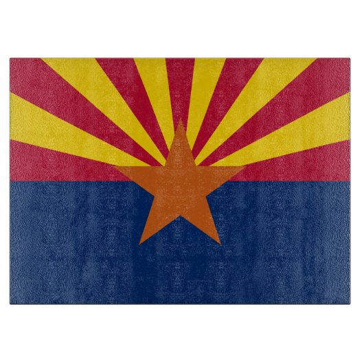Vlag van de staat Arizona Snijplank (Voorkant)