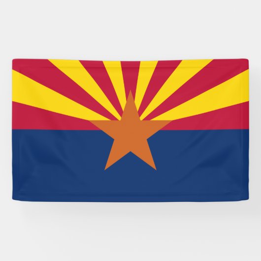 Vlag van de staat Arizona Spandoek (Horizontaal)