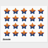 Vlag van de staat Arizona Ster Sticker (Vel)