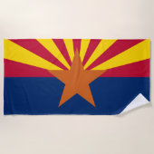 Vlag van de staat Arizona Strandlaken (Voorkant)