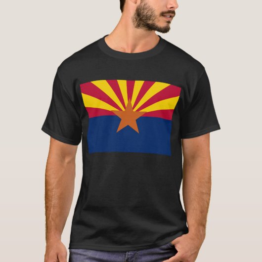 Vlag van de staat Arizona T-shirt (Voorkant)
