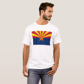 Vlag van de staat Arizona T-shirt (Voorkant volledig)
