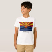 Vlag van de staat Arizona T-shirt (Voorkant volledig)
