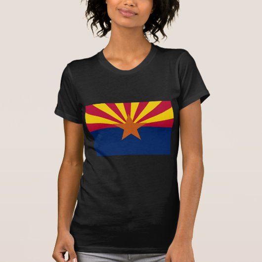Vlag van de staat Arizona T-shirt (Voorkant)