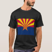 Vlag van de staat Arizona T-shirt (Voorkant)
