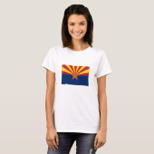 Vlag van de staat Arizona T-shirt (Voorkant volledig)