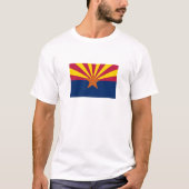 Vlag van de staat Arizona T-shirt (Voorkant)