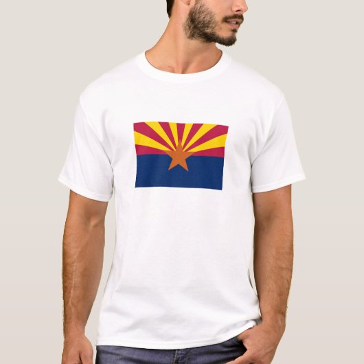 Vlag van de staat Arizona T-shirt (Voorkant)