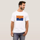 Vlag van de staat Arizona T-shirt (Voorkant volledig)
