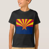 Vlag van de staat Arizona T-shirt (Voorkant)