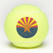 Vlag van de staat Arizona Tennisballen (Voorkant)